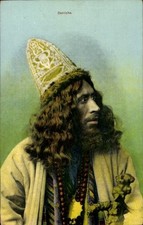 Ak Derwisch, Mann in Volkstracht, Mütze - 11052423