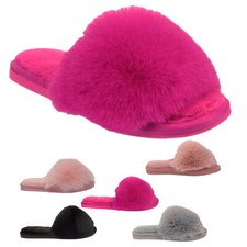 MÄDCHEN PELZIGE HAUSSCHUHE