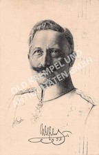 AK Postkarte Wilhelm II Kaiser
