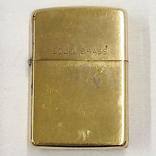 Vintage zippo 1990 plain solid - zippo,