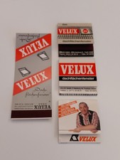 4 Streichholzheftchen, Velux GmbH, Dachflächenfenster, 2000 Hamburg