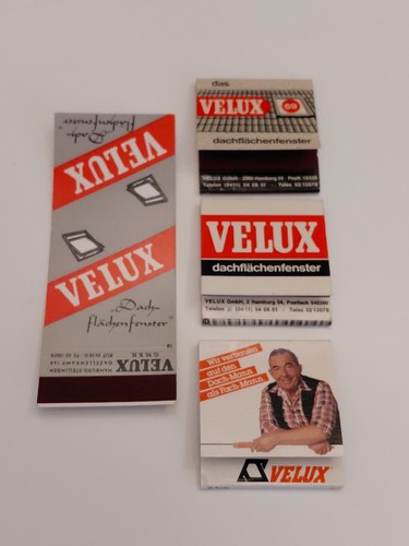 Streichholzheftchen velux - 4,