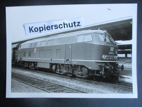 Altes foto lok 218 - foto, d-lok