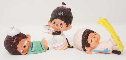 Vintage monchichi mini - vintage, pvc