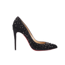 CHRISTIAN LOUBOUTIN Escarpic 100 Studdded Suede Heels Pumps Gr.38,5 OP: 1095 €
