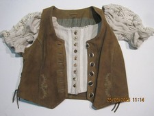 Leder Weste + Hose Damen Gr