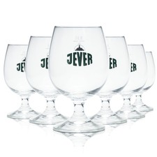 6x Jever Glas 0,3l Bier Gläser Ballon Kugel Tulpe Pokal Geeicht Gastro Pils