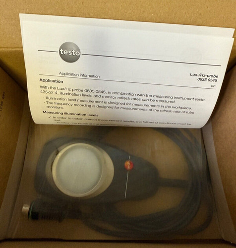 Testo lux probe - lux-/hz-probe, 06350545