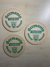 3 alte Bierdeckel Germania Münster (+1984)