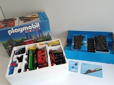 Playmobil 4017 Nostalgie Zug Set Lok Eisenbahn in OVP Vollständig Batteriehalter