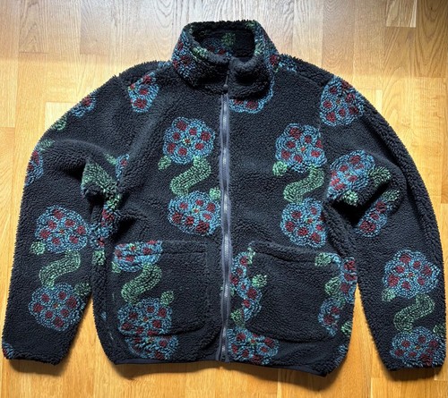 Stussy floral fleece sherpa - stussy,