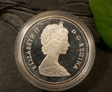 Silber Münze Canada Dollar