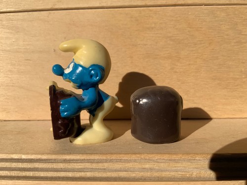 Schokokuss schlumpf weiß - schokokuss,