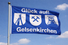 Fahne Gelsenkirchen Glück auf