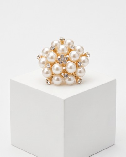 Ring mit strass und - mit,