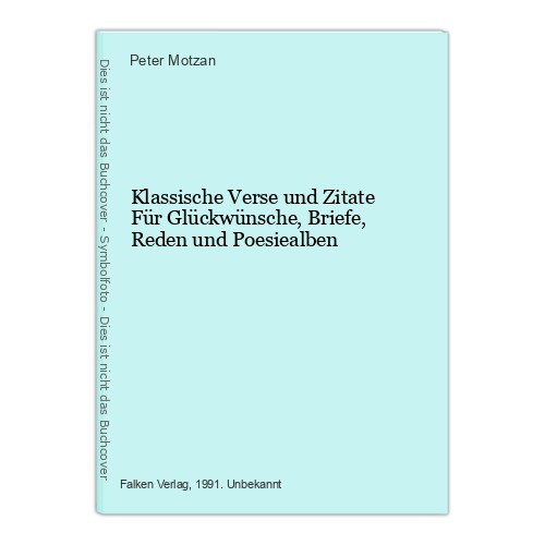 Klassische verse und - verse, zitate