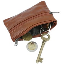 Flache Geldbörse aus echtem