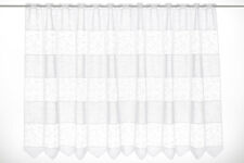 Scheibengardine Linienmuster Gardine 30/45/60/90/120/150/180/210 hoch