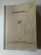 Postleitzahlenbuch Deutschland 1961  Bundesministerium Post- und Fernmeldewesen