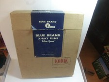 Kodak Limited London - Blue Brand X-Ray Films Code 3 Clear - Leerkarton um 1950