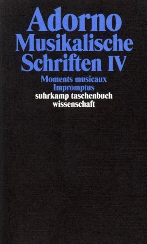 Theodor adorno gesammelte - w., /