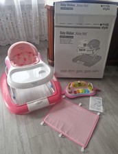 ib style 5in1 Lauflernhilfe, Gehfrei, Schaukelfunktion mit Licht & Melodie