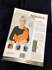 Für Babys/ Familien: Doppelpack Tragetuch Nikolina - blau - Größe L -  unbenutzt