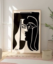Picasso Kiss Print, Modern Abstract Art Poster, Contemporary Artwork, Home Decor