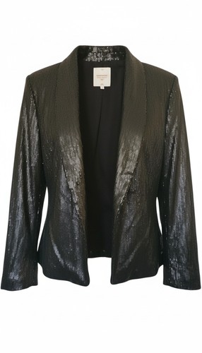 Damen blazer schwarz glitzer - blazer,
