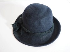 Vintage Filzhut Schwarz Mohair