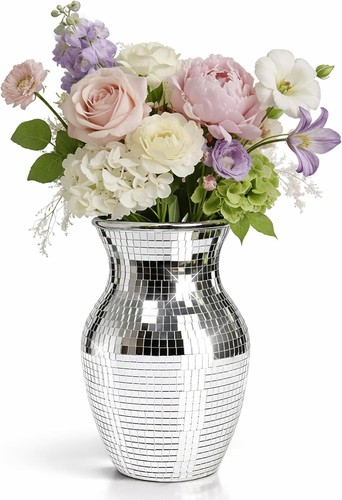 Vase aus spiegelmosaik - vase,