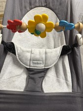 Baby Björn Babywippe mit Stoffbezug und Spielbogen - Grau - TOP! 💜