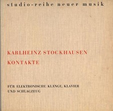 Karlheinz Stockhausen - Kontakte GER LP 1963 (VG/G) Experimental Vinyl BOX ´