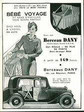 Alte Reklame Krippe Dany 1934