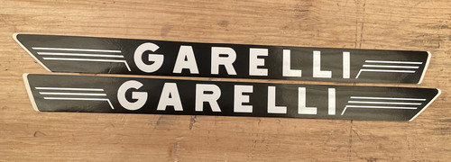Paar aufkleber garelli - aufkleber, "