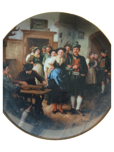 Lilien porzellan sammelteller - lilien,