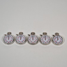 5x TFA Dostmann Mechanische Stoppuhr Metallgehäuse Handaufzug 5 Stück DEFEKT!