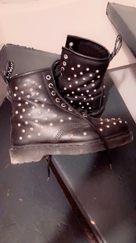 Gothic damen boots nieten - gothic,