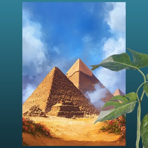 Pyramide poster schöne - pyramide,