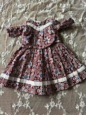 Puppen Kleid Robe  Dress für 45cm Antike Puppe Bru Jumeau