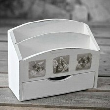 Vintage Briefablage Holzablage