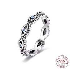 Nazar Damenring Silber 925