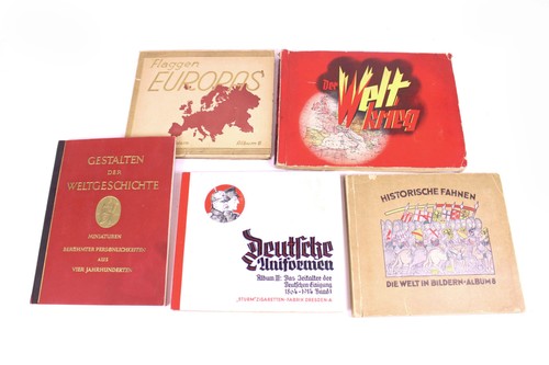 Sammelbilderalbum weltkrieg - 5x,