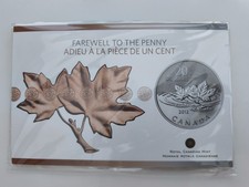 MDS KANADA CANADA 20 DOLLARS 2012 "FAREWELL TO THE PENNY", SILBER  999