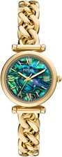 FOSSIL Damen Armbanduhr Quarzuhr CARLIE MINI ES5416 Damenuhr Edelstahl