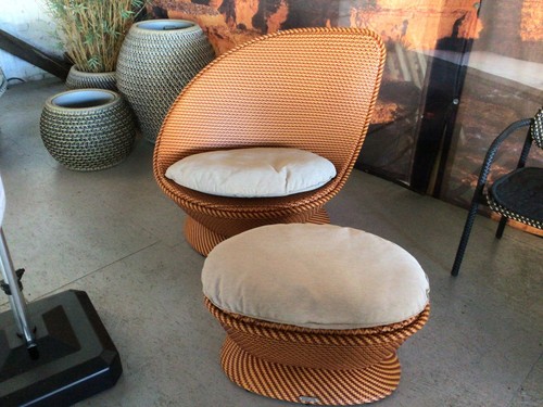 Dedon loungechair hocker - loungechair, &