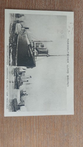 Dampfer kronprinz wilhelm - kronprinz,