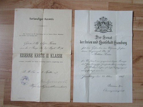Hamburg 76 urkunden - hamburg, r.i.r.76