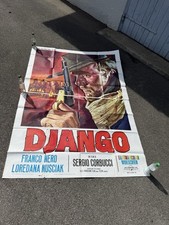 Franco Nero DJANGO Italian Locandina Filmplakat 2-Teilig 2m/1,40m Corbucci 1966