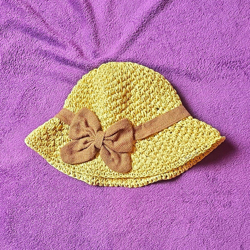 Damen sonnenhut strohhut - sonnenhut, beige